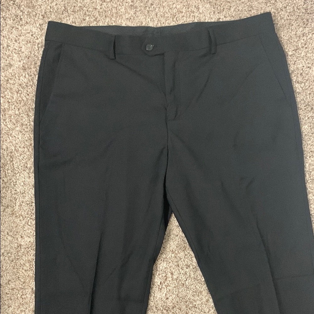 Dolce Roma Men's Black Dress Pants